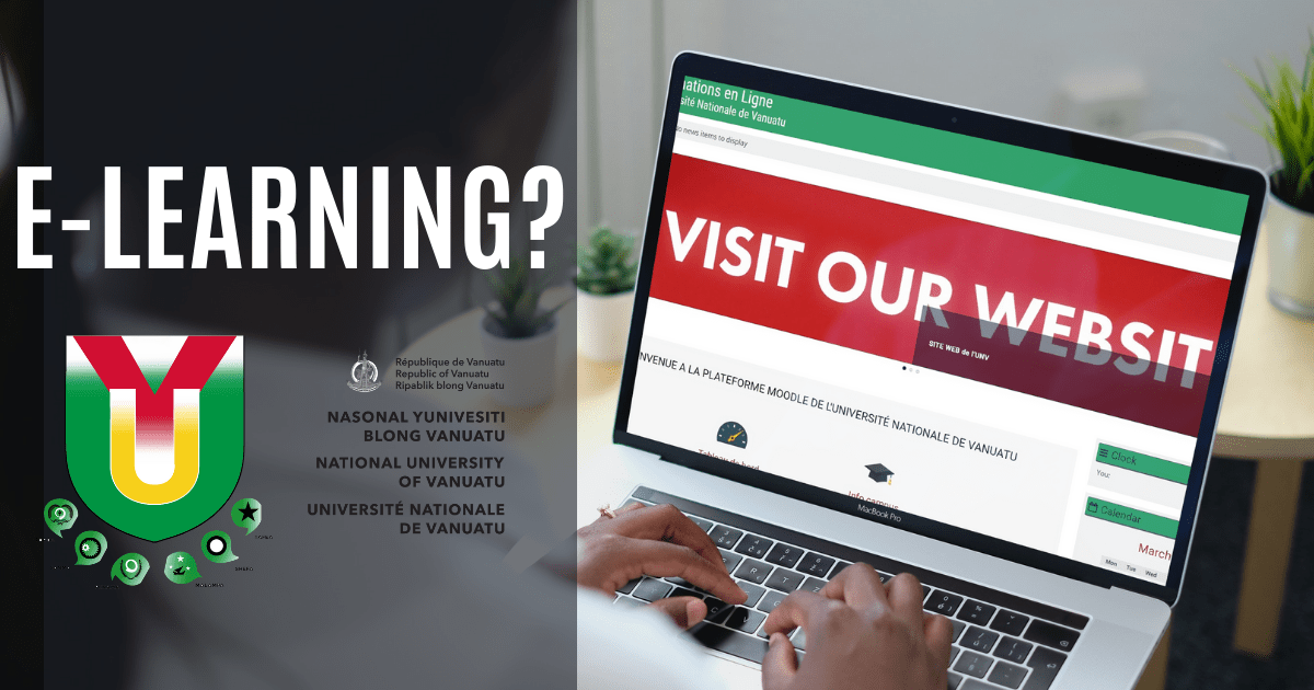 Les étudiants de l&rsquo;Université Nationale de Vanuatu remercient l&rsquo;équipe informatique